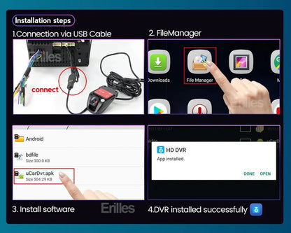 Autoradio Android da 9" per Mercedes Classe C W203