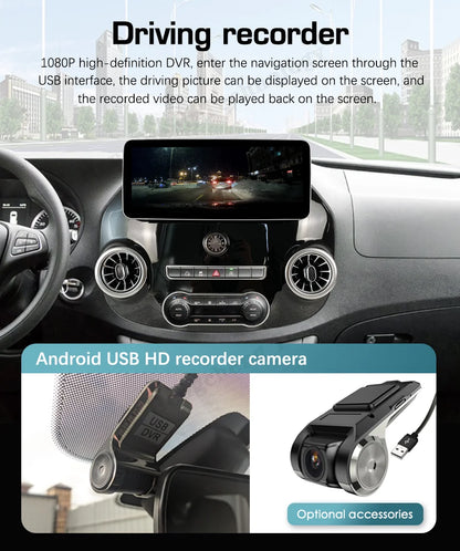 Schermo Android 2 DIN da 12,3" per Mercedes Vito