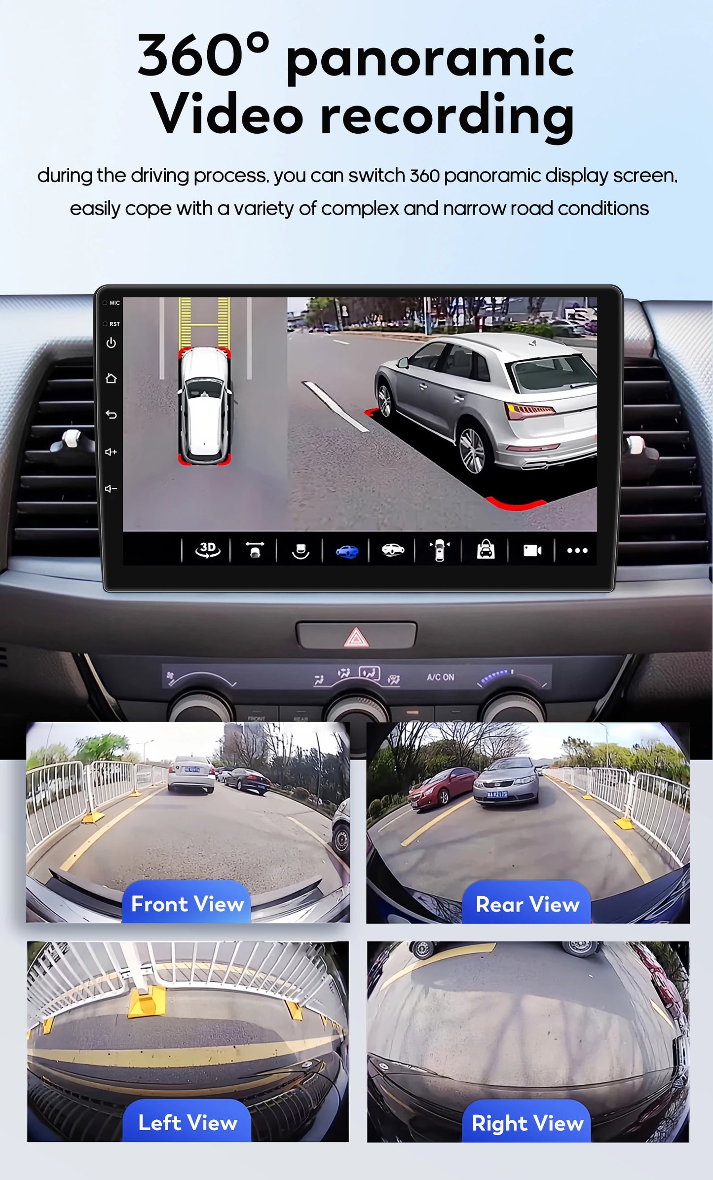 Android 9" Double Din car radio for Mazda 3 2010-2013