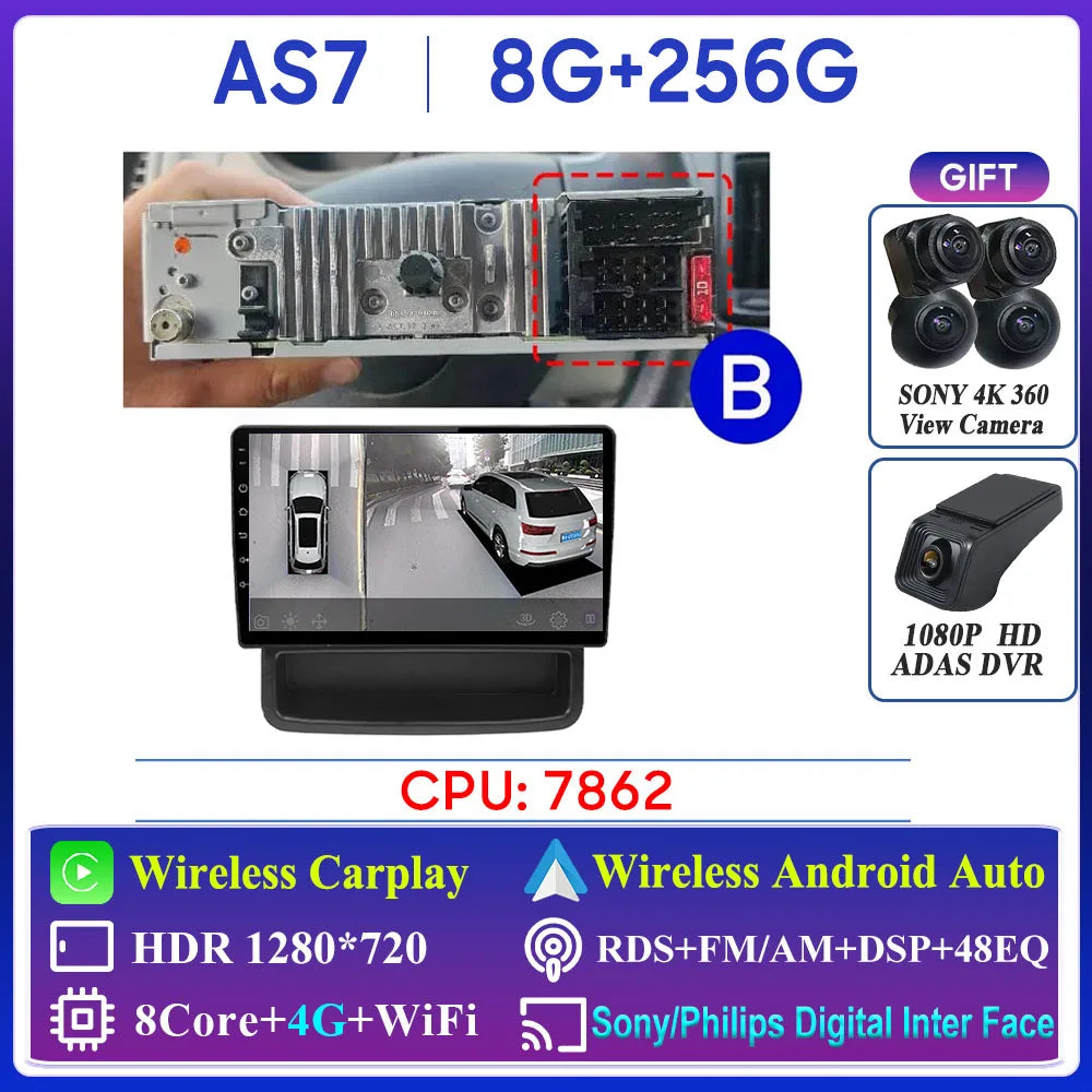 CarPlay GPS Radio per Renault Trafic, Opel Vivaro e Nissan Primastar 2006-2014