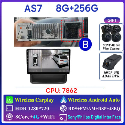 CarPlay GPS Radio per Renault Trafic, Opel Vivaro e Nissan Primastar 2006-2014