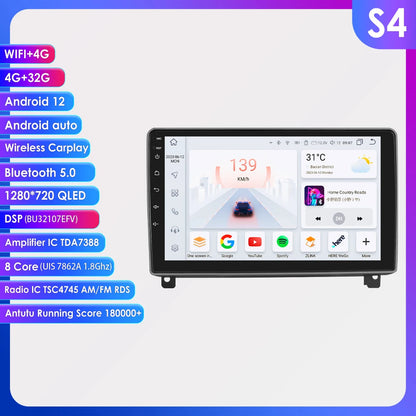 Autoradio GPS da 9" Peugeot 407 CC SW 2004-2011 CarPlay 2DIN