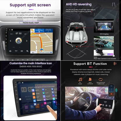 Autoradio Android 2DIN da 9" per Seat Leon 2005-2012