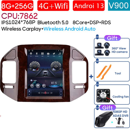 Autoradio 9.7" 1DIN para Mitsubishi Pajero 1999-2011