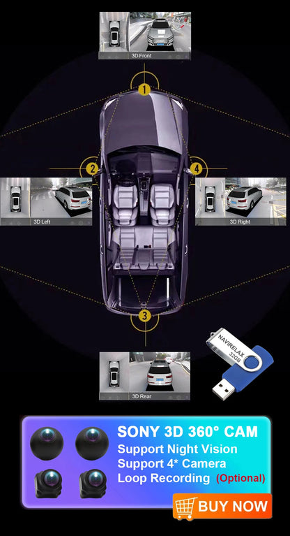 Multimediale Android CarPlay da 7" per Fiat Panda 2003-2012