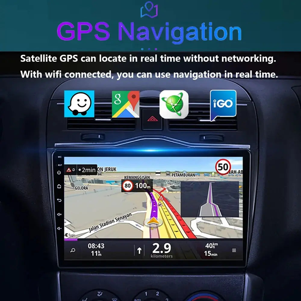 9" 2DIN CarPlay radio for Dacia Lodgy/Dokker 2012-2020