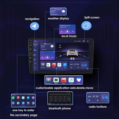 Autoradio 2DIN Android 10 CarPlay per Renault Clio 2012-2016