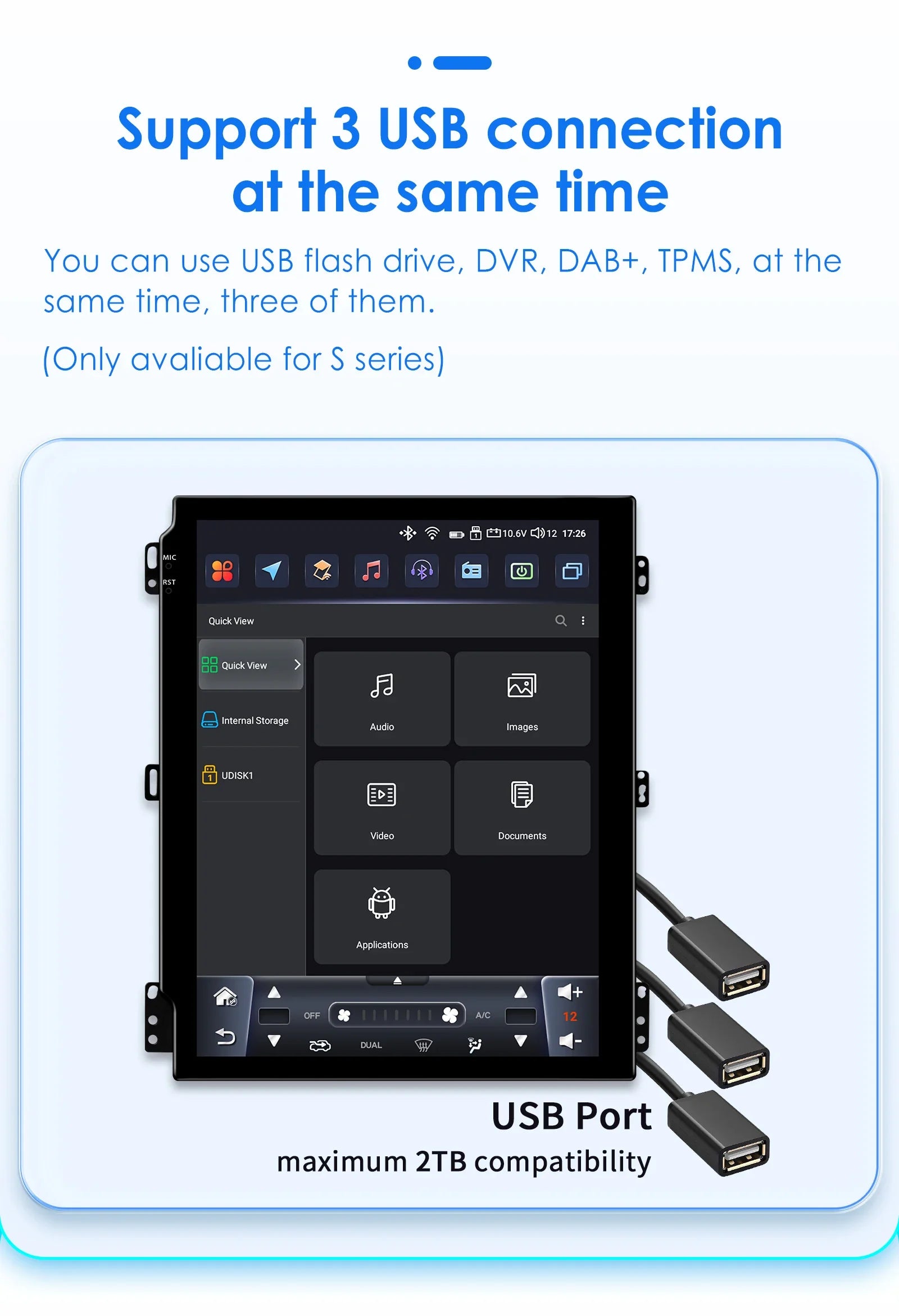 Radio Android 13, 9.7'' Carplay para Opel Astra AutoRadioCanario