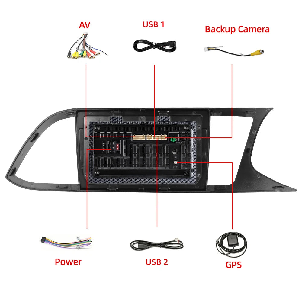 9" CarPlay Android Auto Radio for Seat Leon 2012-2020