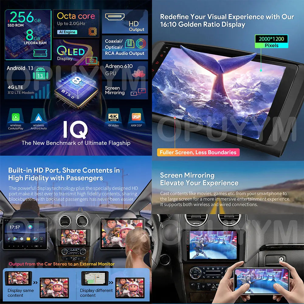 Autoradio Android CarPlay da 9" per Suzuki Baleno 2016-2019