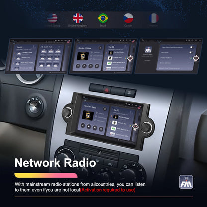 Autoradio 2DIN da 7" per Jeep Cherokee, Dodge e Chrysler 2004-2008