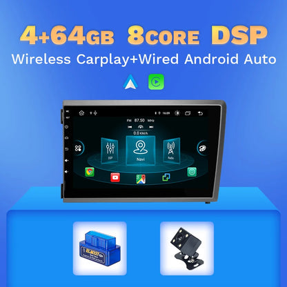 Multimedia Radio 8" 2Din Android 13 for Volvo S60 V70 XC70 XC90 2000-2004