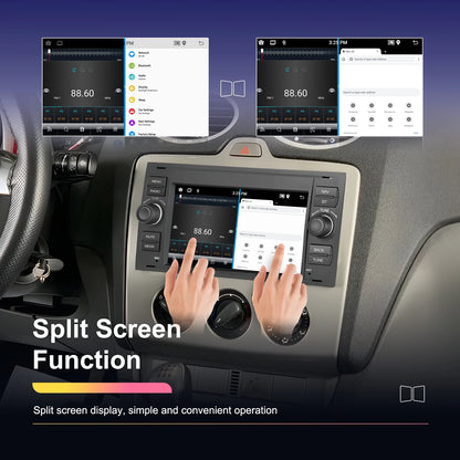 Autoradio 7" Double Din per Ford Kuga 2008-2011 - CarPlay, Android Auto, GPS e riproduzione multimediale