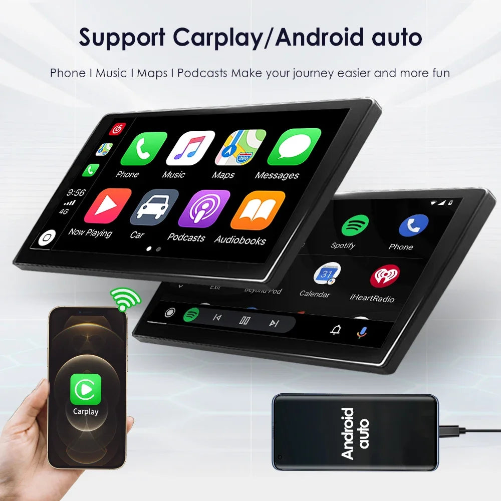 Autoradio GPS da 9" Peugeot 407 CC SW 2004-2011 CarPlay 2DIN