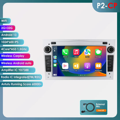 Autoradio da 7" per Opel Astra H/J 2004-2010 Corsa C/D 2004-2013
