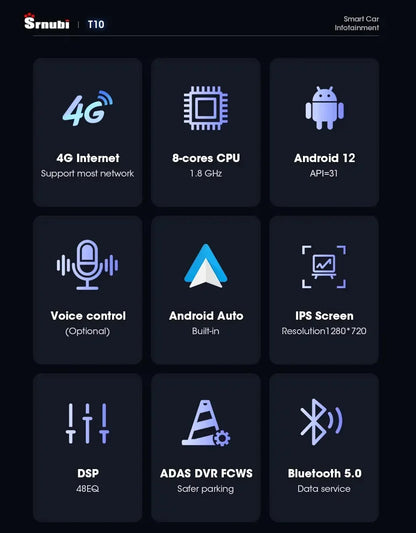 Radio 2Din Android 12 para VW Passat 7 AutoRadioCanario