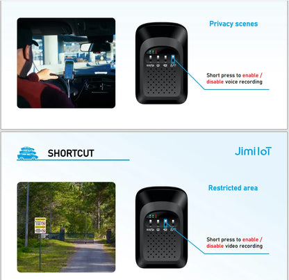 Dashcam JIMIMAX JC120 4G con GPS e streaming live