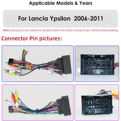 Autoradio 9" 2DIN Android 13 para Lancia Ypsilon 2006-2011