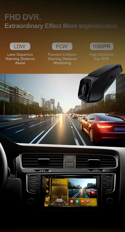 Radio 9" 2 Din para VW Caddy 2011-2019 – CarPlay, GPS, 360° Vista