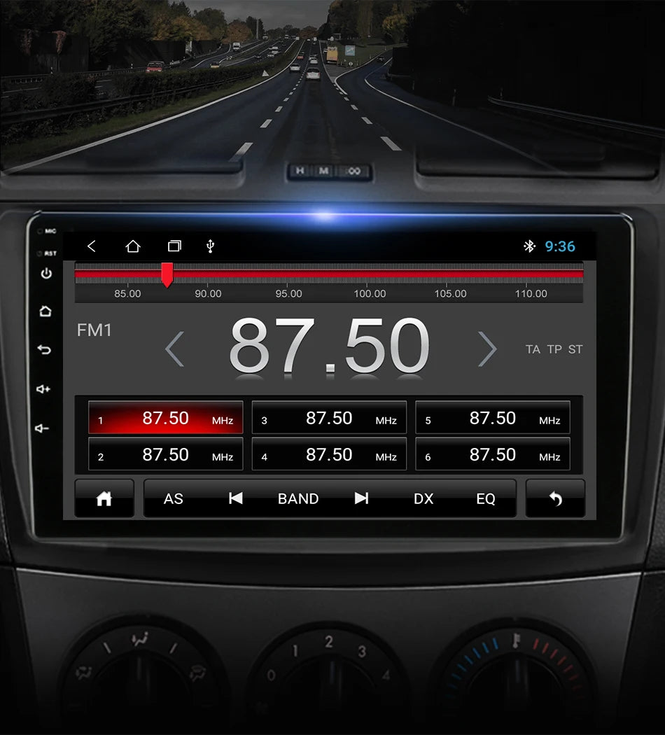 Stereo Mazda 3 2009-2013, 9" Android 12 Double Din, GPS Navigation