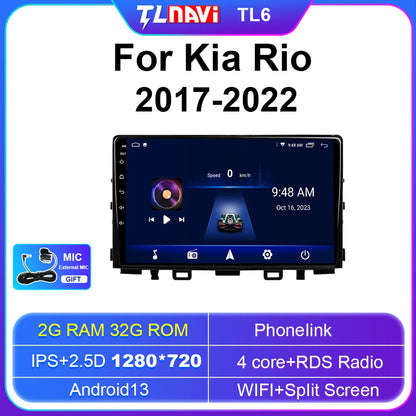 Autoradio stereo Android Auto da 9" per Kia Rio 2017-2022