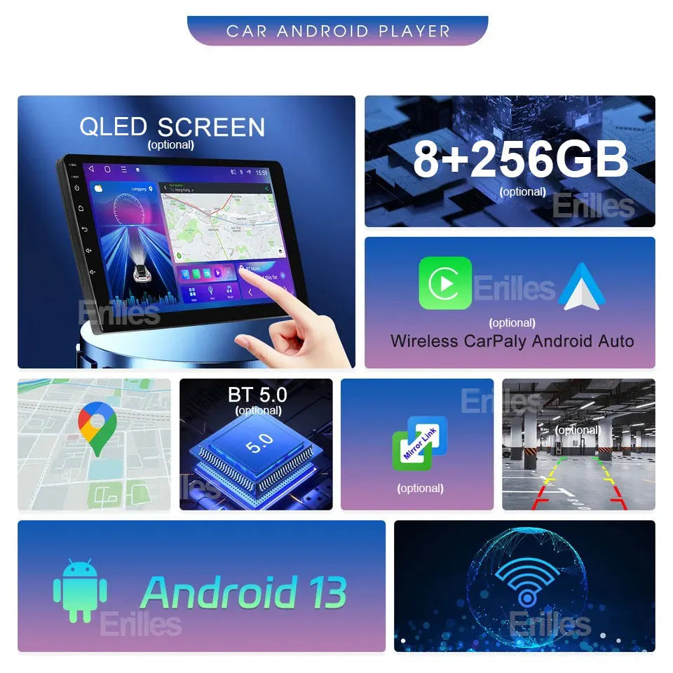 Autoradio Android da 9" per Mercedes Classe C W203