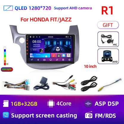Car radio Honda Fit Jazz 2008-2013 10" Android 12 Double Din