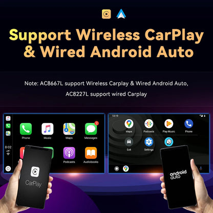 Multimedia Radio 8" 2Din Android 13 for Volvo S60 V70 XC70 XC90 2000-2004