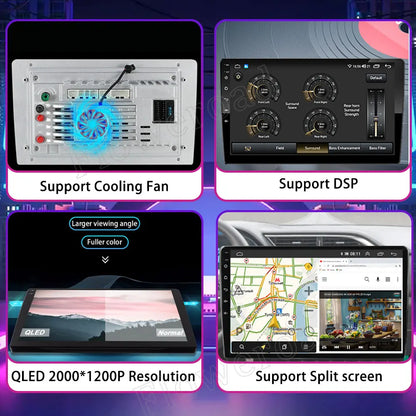 Android 14 9" Doppio Din per Volvo XC90 2002-2014