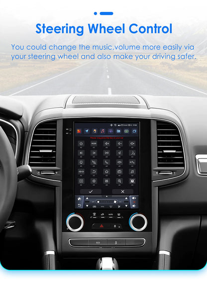 Autoradio Android 13 da 9,7" con doppio DIN per Renault Megane 4/Koleos/Samsung SM6/Talisman 2017-2019