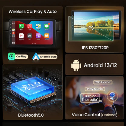 Car radio 9" 2DIN Android 12 for Mazda 6 2007-2012