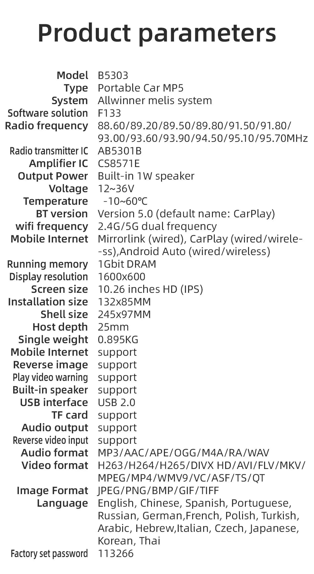 Radio Multimedia WiFi 10.25" para Todo Vehículo AutoRadioCanario
