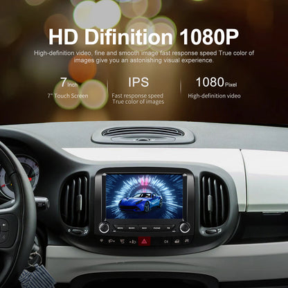 7" 2DIN Car Stereo for Fiat 500L 2013-2019 with CarPlay and Android Auto