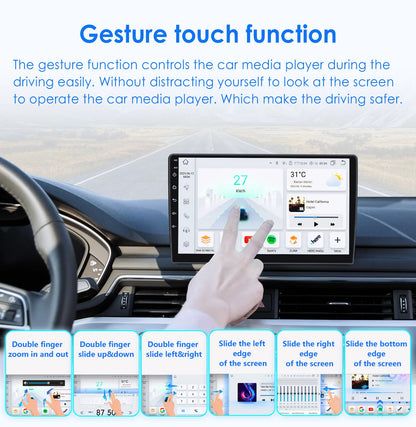 OSSURET 7" 2 Din Android 12 CarPlay Autoradio Universale Autoradio