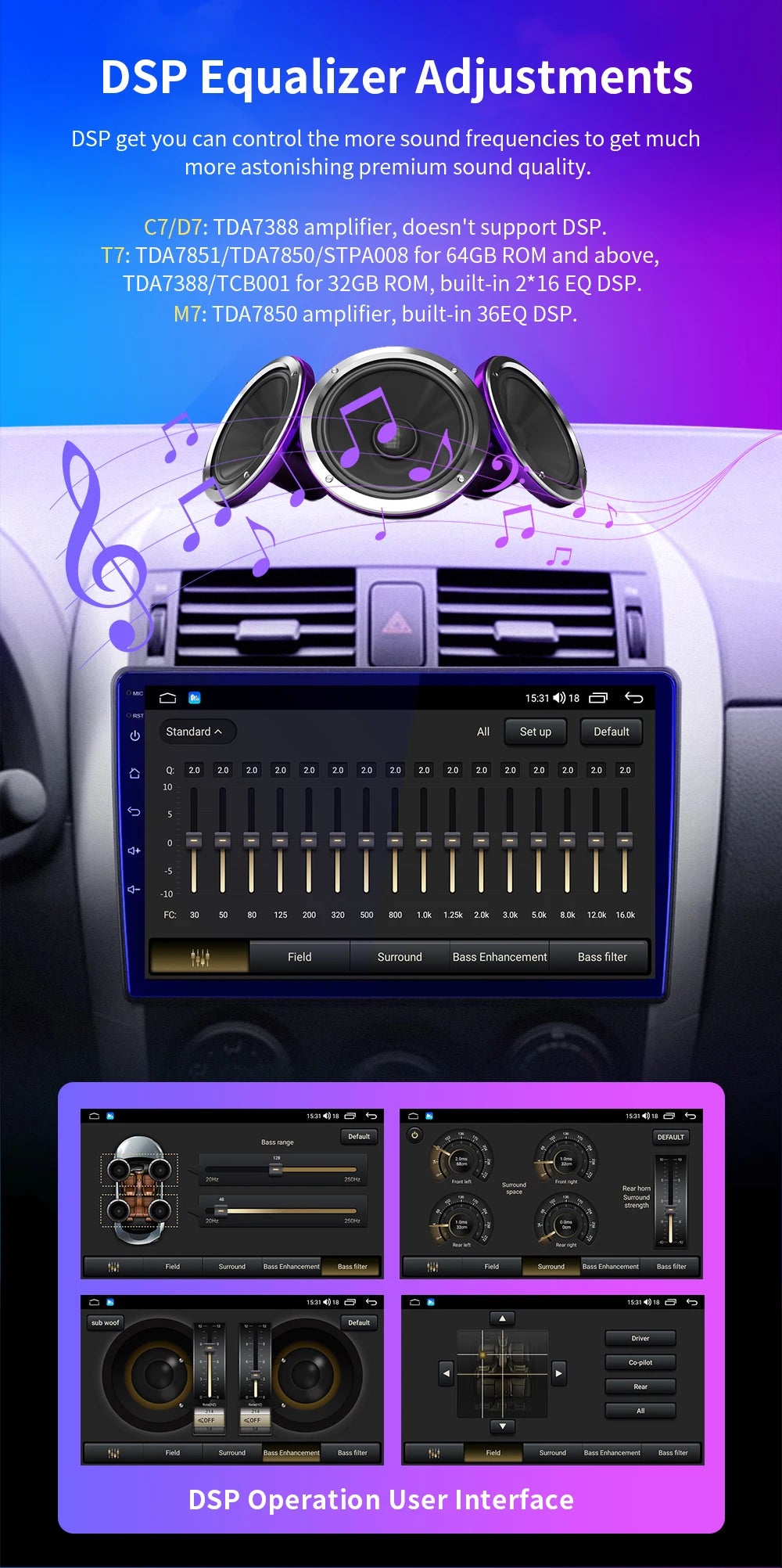 Radio 9'' 2DIN Android Auto para Renault AutoRadioCanario