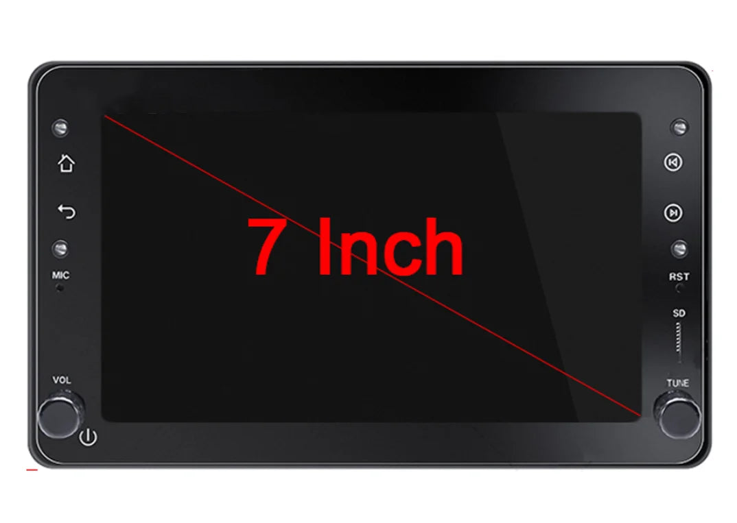 Android 13 7" 1DIN Car Stereo for Alfa Romeo Spider/159/Brera 159 Sportwagon - CarPlay, GPS &amp; More