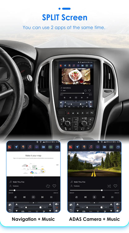 Radio Android 13, 9.7'' Carplay para Opel Astra AutoRadioCanario