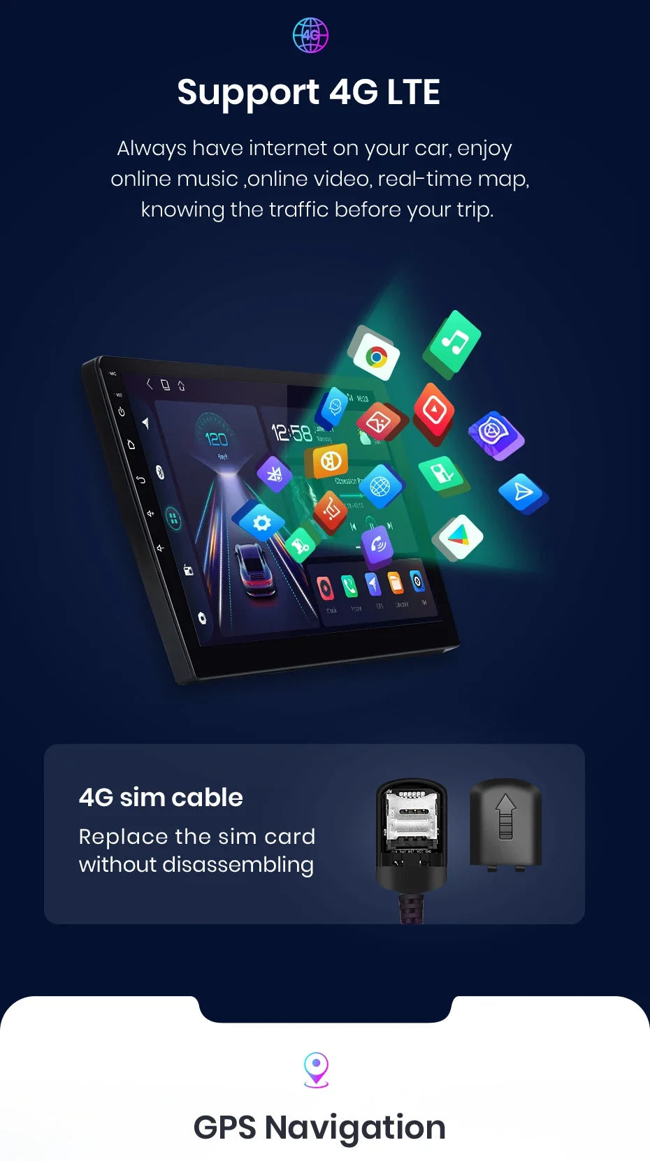 Verso Tech: Autoradio 9" Con CarPlay AutoRadioCanario