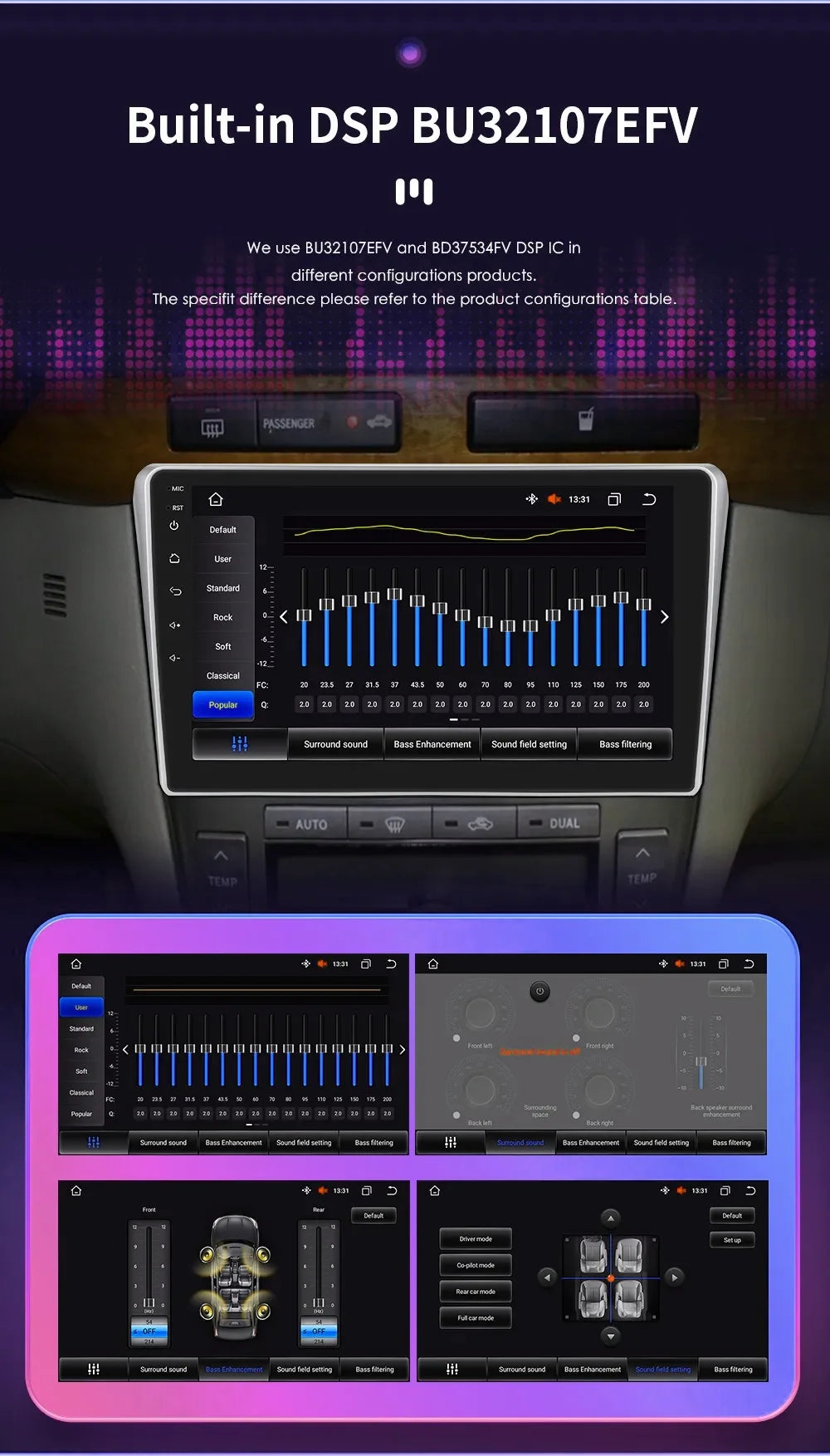 KIA CEED: Stereo 9" Doble Din Android 12 AutoRadioCanario