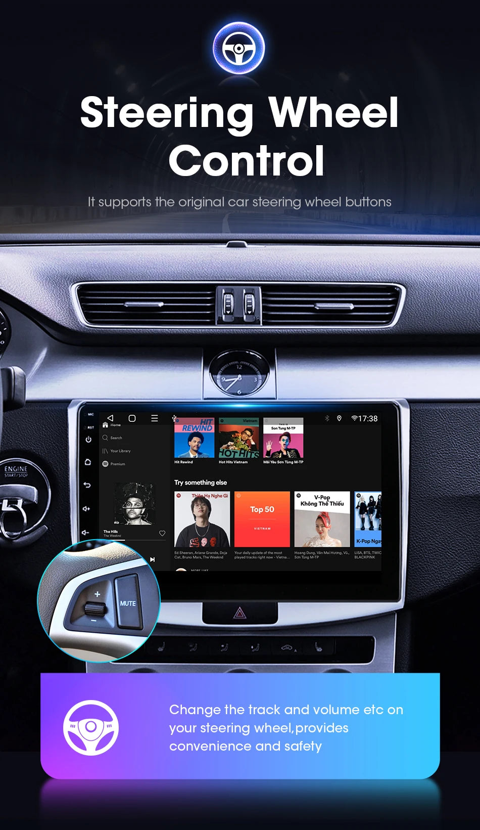 Radio 2Din Android 12 para VW Passat 7 AutoRadioCanario