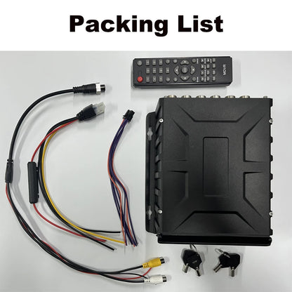 8CH 1080P DVR with 4G GPS WIFI and AHD Inputs for Vehicles