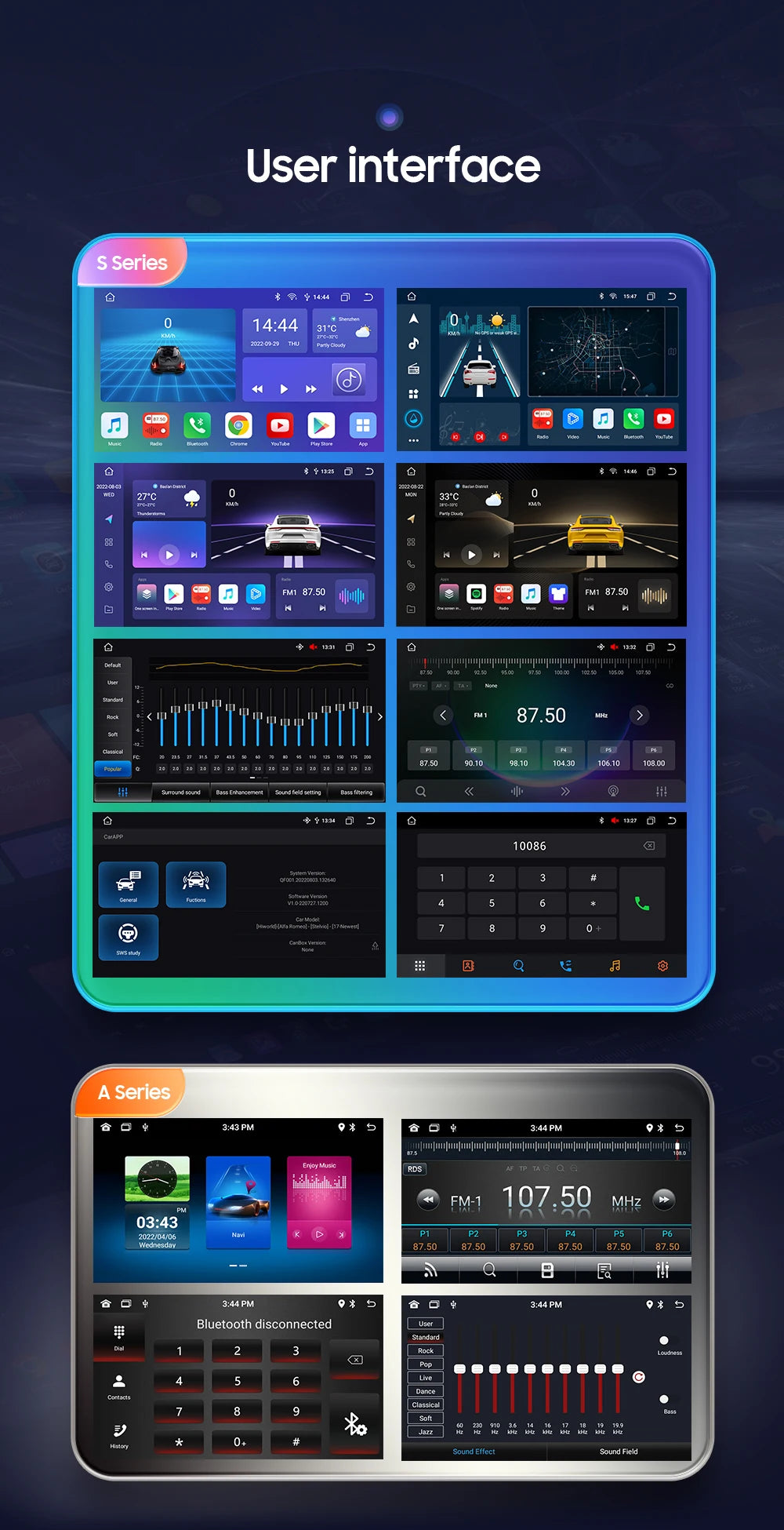 Autoradio 10.1" 2DIN para Skoda Yeti 2009-2014 con CarPlay y Android Auto