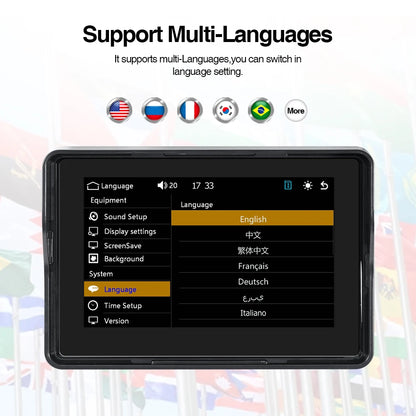 Moto Radio 5" IPS IPX7 CarPlay Android Auto