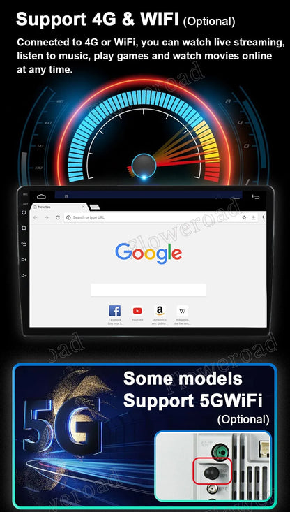 9" 2 Din Android Radio for VW Caravelle 2015-2020 – CarPlay, GPS, 360° View