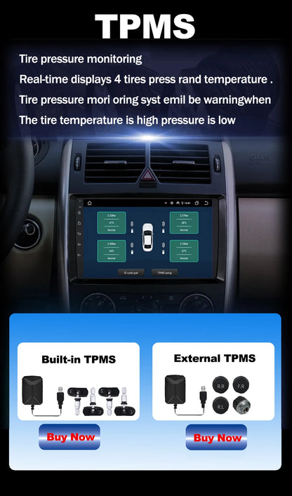Autoradio Android 9" 1 Din para Renault Latitude/Laguna