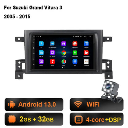 Autoradio Android 13 da 7" per Suzuki Grand Vitara 2005-2015