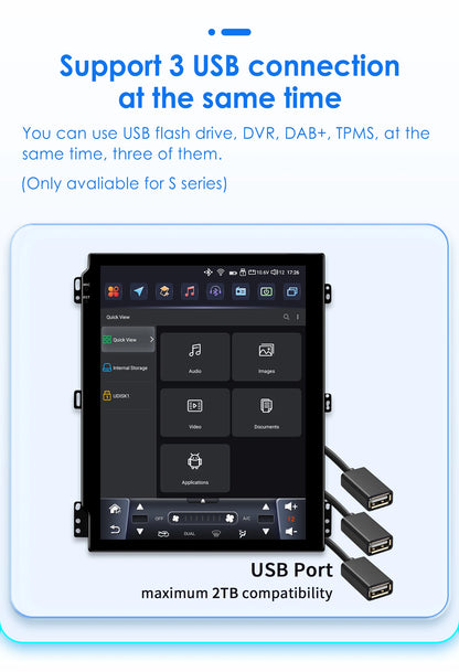 9.7" Tesla Style 2DIN Android 13 Radio for Subaru Legacy 2009-2014