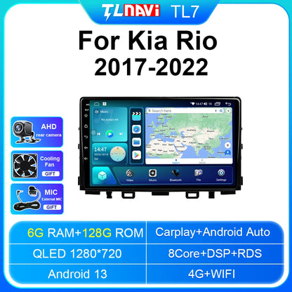 Autoradio stereo Android Auto da 9" per Kia Rio 2017-2022