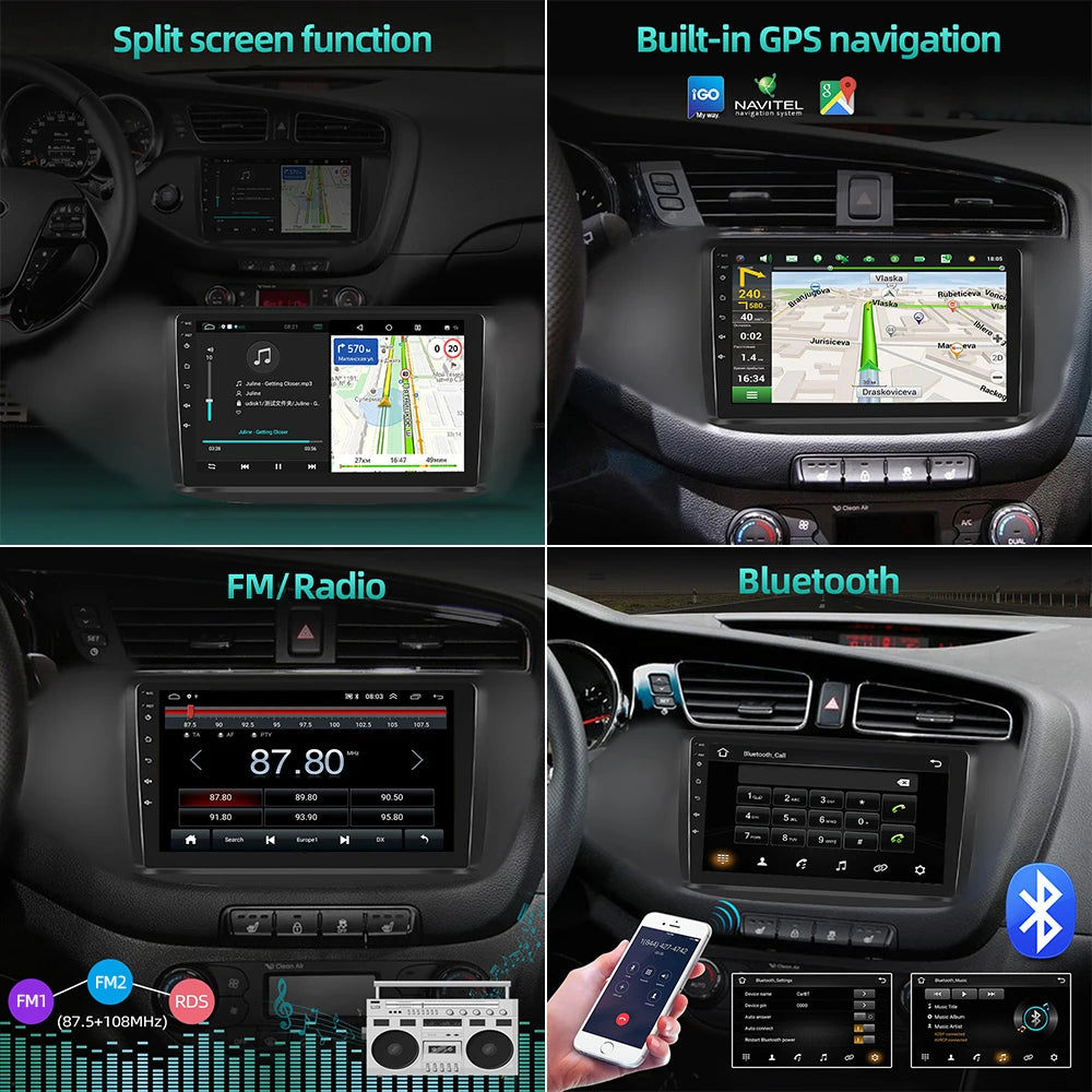 Multimedia Android 10" para Renault Trafic 2001-2010, Navegación y CarPlay