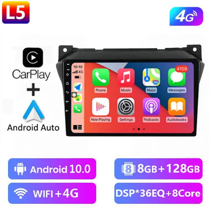 Android 12 9" 2 Din Autoradio per Suzuki Alto 2009-2016